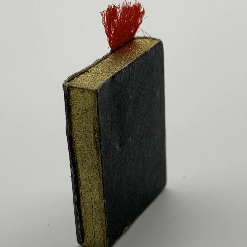 Doollhouse Dolls House Mini Bible Book 1/12th Scale Church Black DISPLAY ONLY